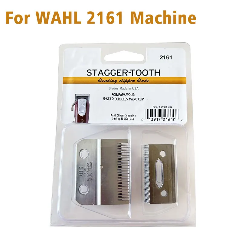 Professional 2-Hole Stagger-Tooth Replacement Blade For Wahl Hair Clipper 5 Star Series Cordless Magic Clip ,Model 2161