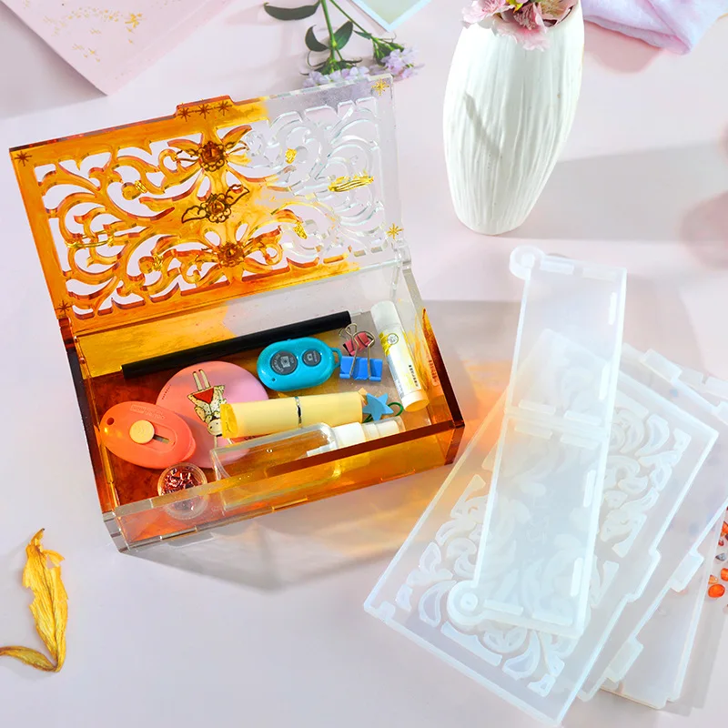 

Clamshell Storage Box Epoxy Resin Mold Silicone Molds For DIY Home Table Decoration Resin Crafts