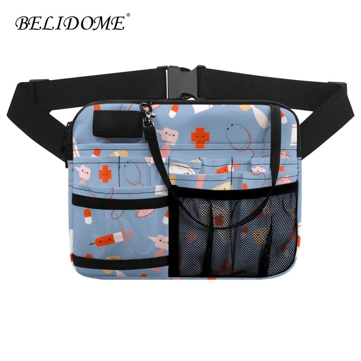 

Nurse Fanny Pack Medica Belt Utility Nursing Tools Pocket Organizer Nurse Waist Pouch Hip Bag for Stethoscopes Bandage Scissors