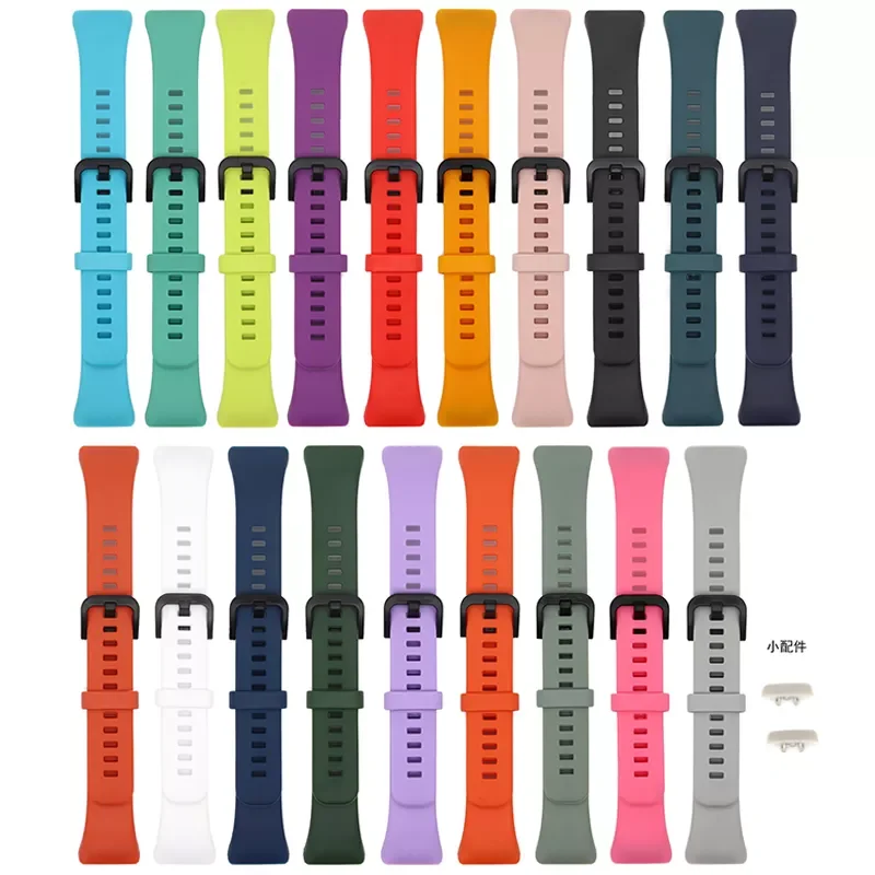 

Original Silicone Strap For Huawei Band 6 Smart Watch Wristband Replacement Solid Color For Huawei band 6 Fashion Watchstrap
