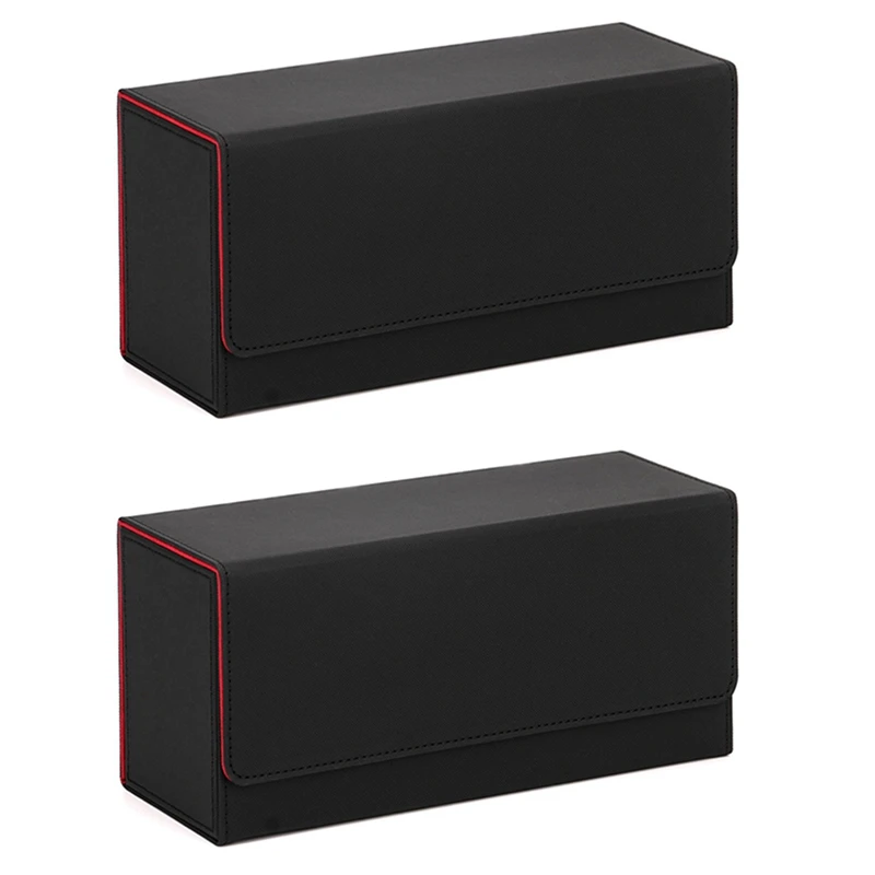 

2X Card Toploader Storage,Trading Cards Holding Box For 300+ Cards Top Loader For Magic Cards Baseball Trading Cards