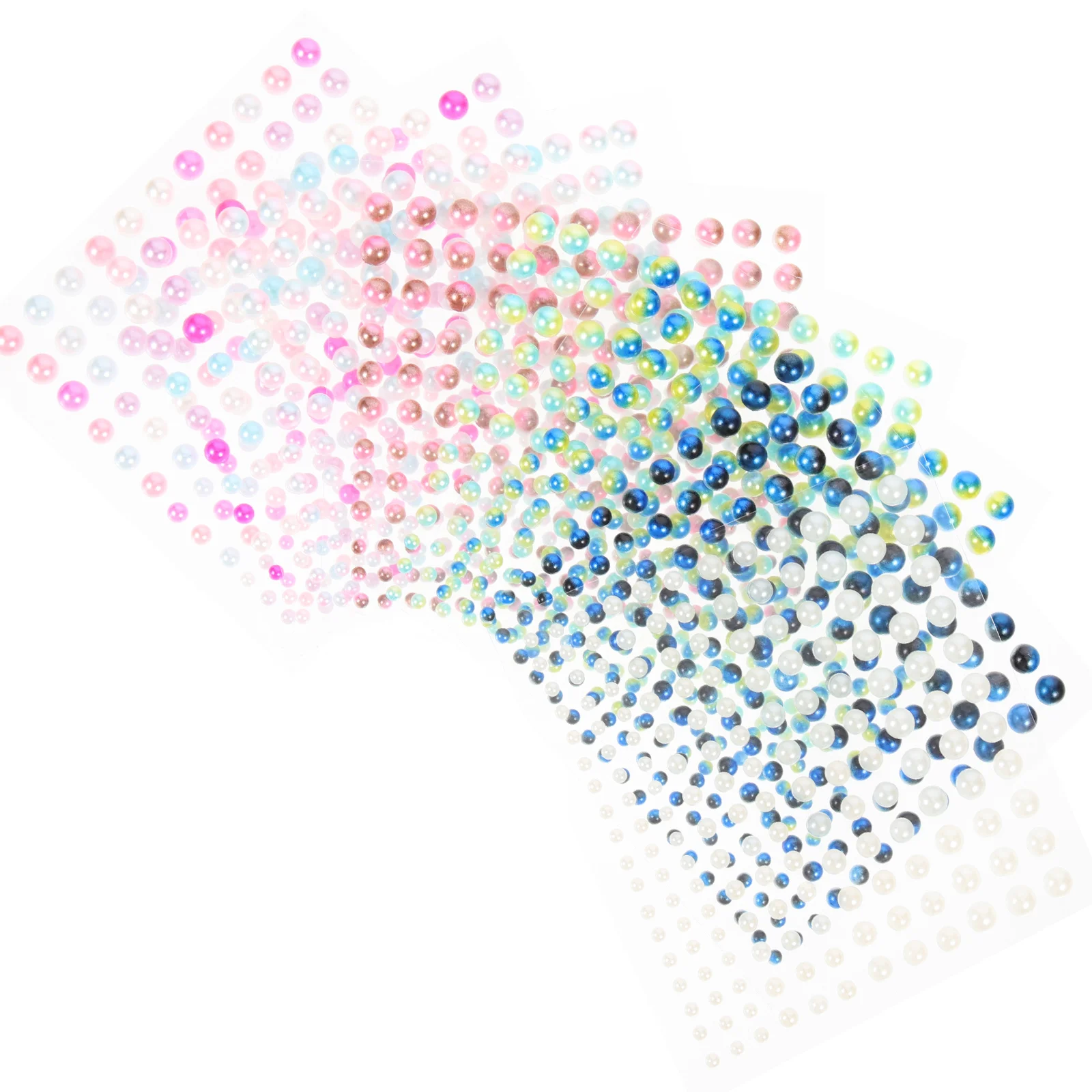 

8 Sheets Nail Pearl Stickers Decorative Sticker Hair Pearl Gems Pearls For Crafts Pearl Hair Stickers