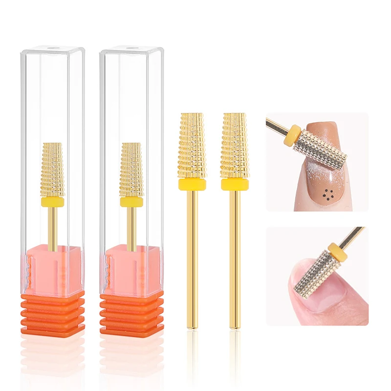 

Carbide Nail Drill Bits Manicure Machine Accessory Ceramic Milling Cutters For Manicure Electric Drill Nail Files 1pc