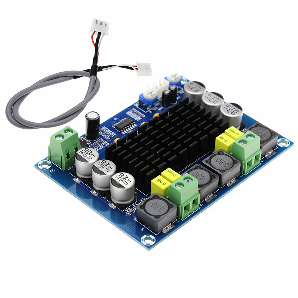 

XH-M543 High Power Digital Amplifier Board TPA3116D2 2*120W Dual Channel Audio Amplifier Module