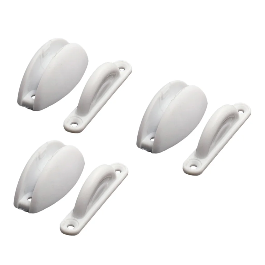 

3x Nylon Door Retainer Door Catch for Caravan Camper Motorhome RV Boat White