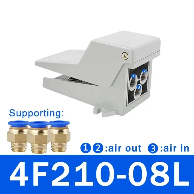 Промышленный пневматический Педальный переключатель: воздушный регулирующий клапан 4F210-08 08L, ножной переключатель FV420 и клапан воздушного цилиндра FV320