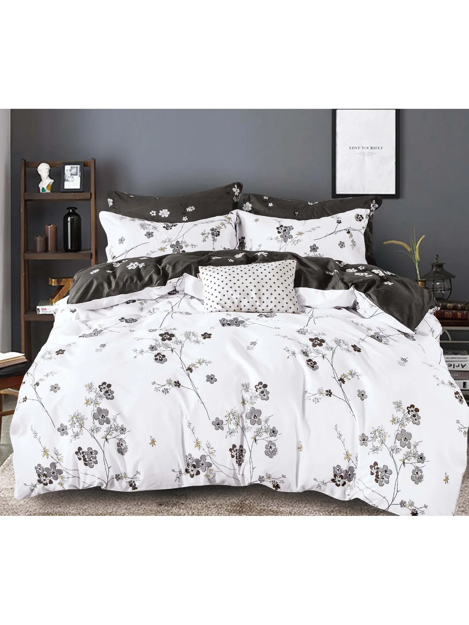 Louis Pascal (Сатин Люкс) - Полуторный комплект постельного белья. SD05 | Дом и сад