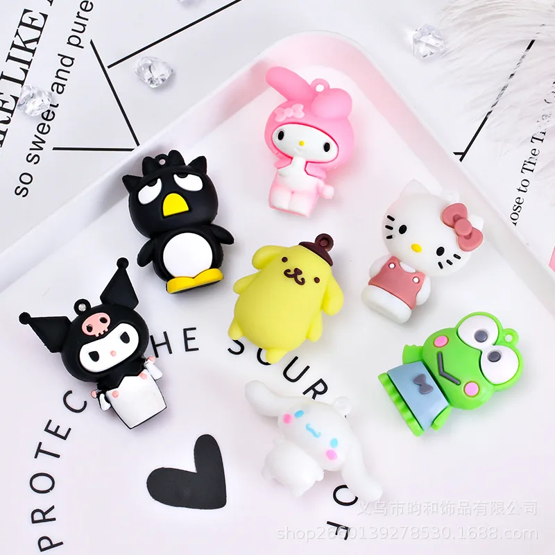 

Sanrio My Melody HelloKitty Kuromi Kawaii Keychain Girl Cute Toy Doll Cartoon Doll School Bag Decoration Pendant Kids Toys Gifts