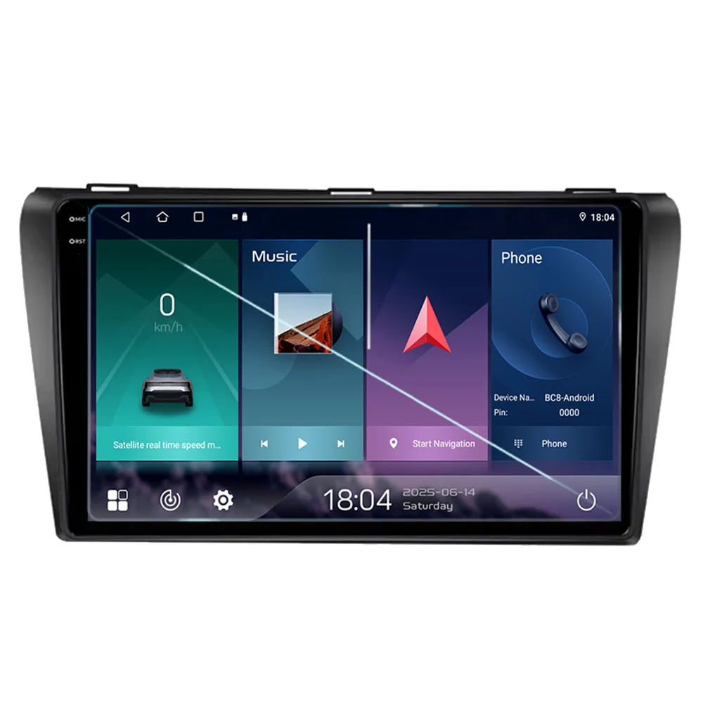 Автомобильный радиоприемник Android 15 для Mazda 3 2004 2005 2006 2007 2008 2009, мультимедийный плеер, GPS-навигация, Carplay, автомобильные интеллектуальные системы (art.: 3920d3efdf175) - 3920d3efdf175