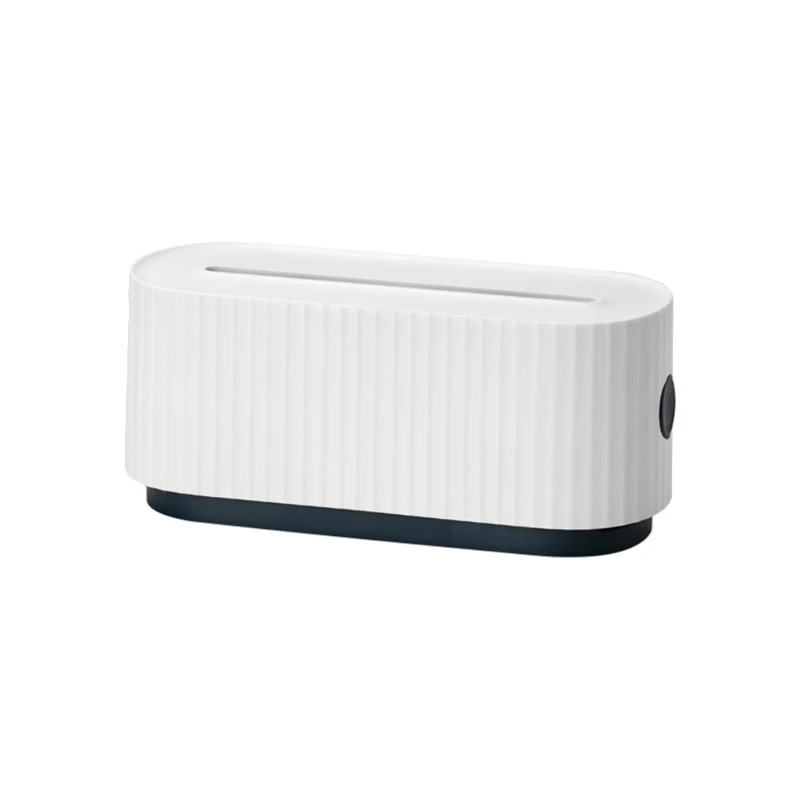 

Cable Management Box with Phone Holder Power Socket Strip Cover Wires Organizer