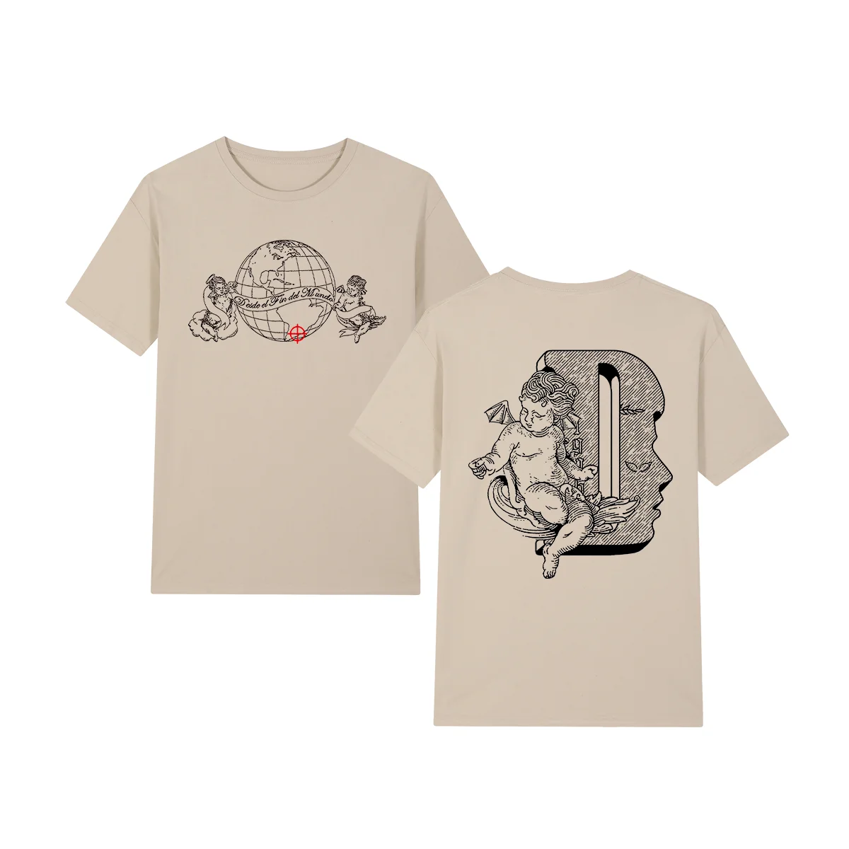 Винтажная футболка Duki в стиле хип-хоп уличная одежда рэпер ADA Tour хлопковая