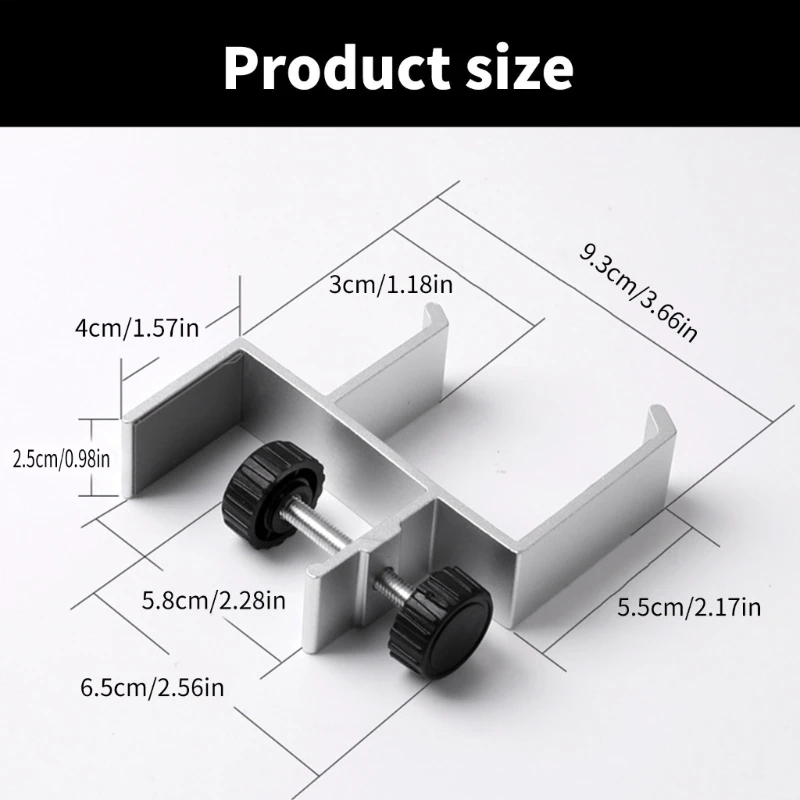 Зажим под стол с двойным крючком дизайн держателя контроллера подставка для