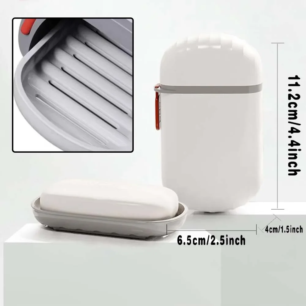 портативная коробка для мыла органайзер контейнер хранения с крышкой предметы