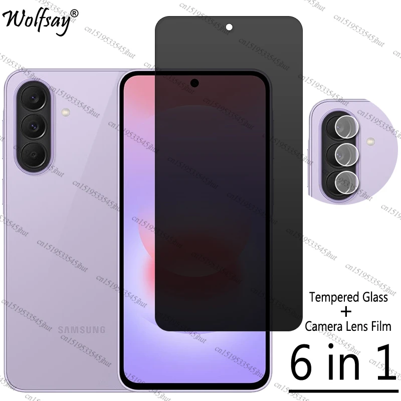 Фото Защитное стекло для Samsung Galaxy A27, антишпионское, закаленное, для камеры, 6.7 дюйма №1
