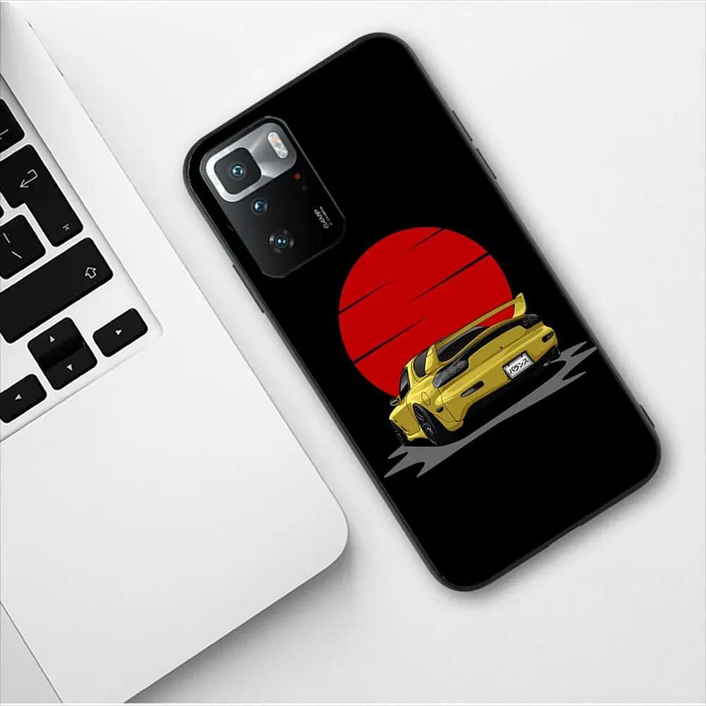 Japan JDM Nissan Sports Car Phone Case For Redmi 9 9A 7A 10 8A 10A 8 Note 11 10S 7 11S Plus POCO X3 Pro Luxury New Fashion Cover