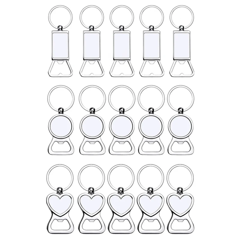 

Sublimation Blanks Keychains Metal Bottle Opener Heat Transfer Sublimation Keychains For Personalized Sublimation Photo