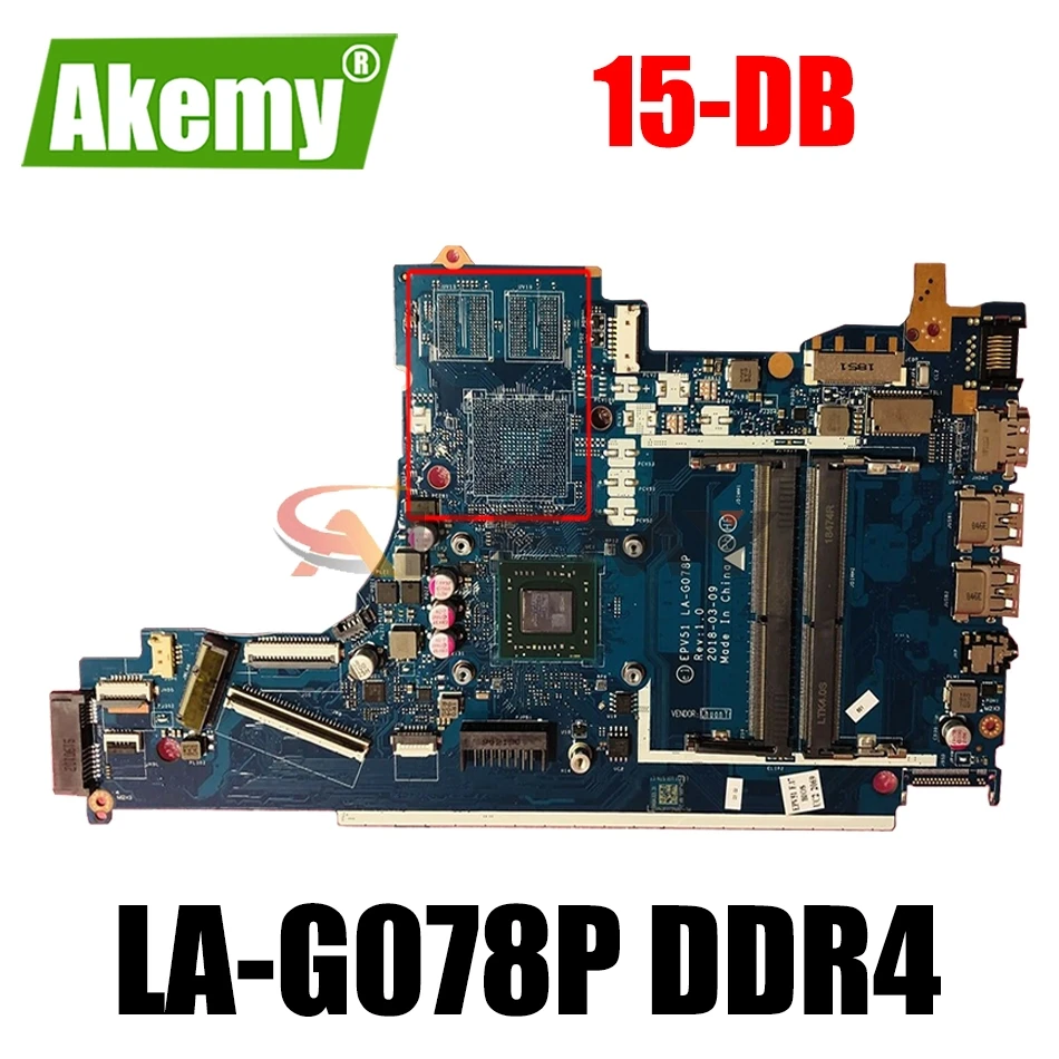 

For HP 15-DB Laptop motherboard EPV51 LA-G078P L20478-601 L20478-001 With AMD CPU DDR4 Mainboard 100% Fully Tested