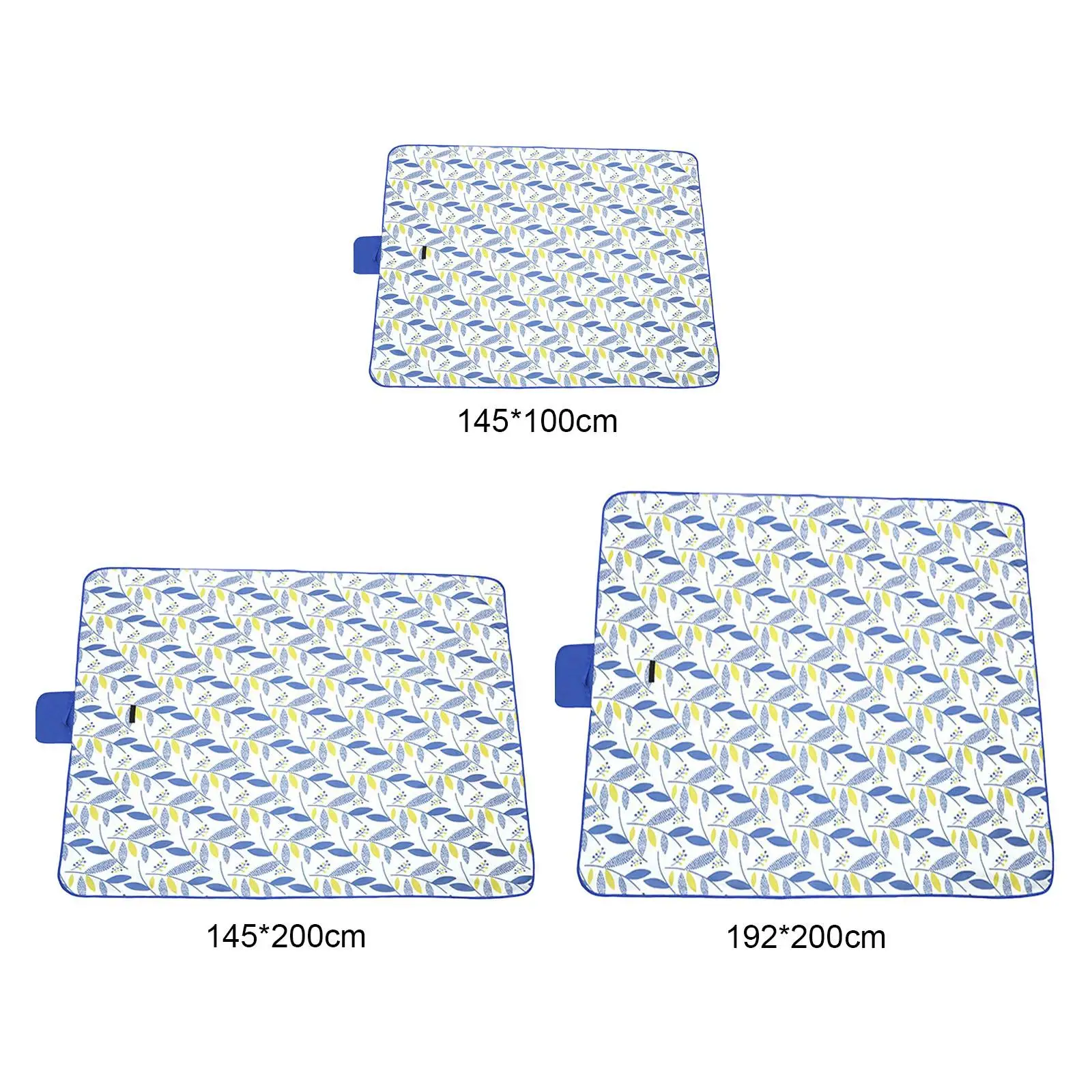 

Одеяло пляжное из ткани Оксфорд с принтом в виде листьев