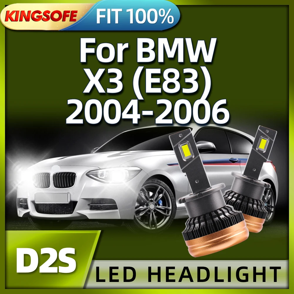 Roadsun D2S светодиодный фары HID лампы Лампа 6000 лм CSP Чип 6000K 2004 K Plug and Play для BMW X3 E83 2005 2006