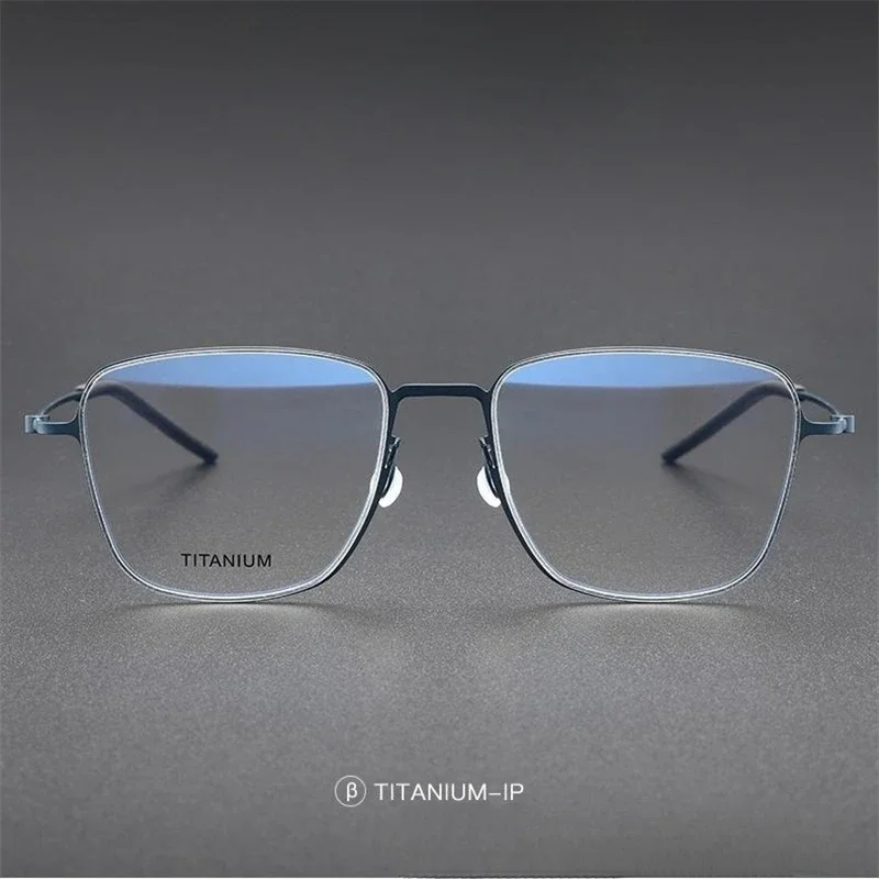 Мужские очки Женские Дания Linde 5506 титановые без винтов корейские