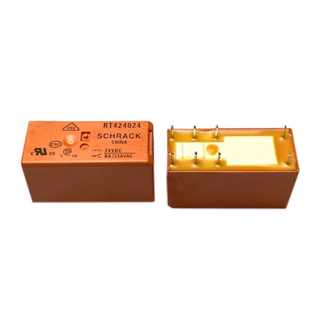 

5PCS/LOT 100%NEW Relay RTE24012 RTE24024 RTE24615 8A 8PIN on and off