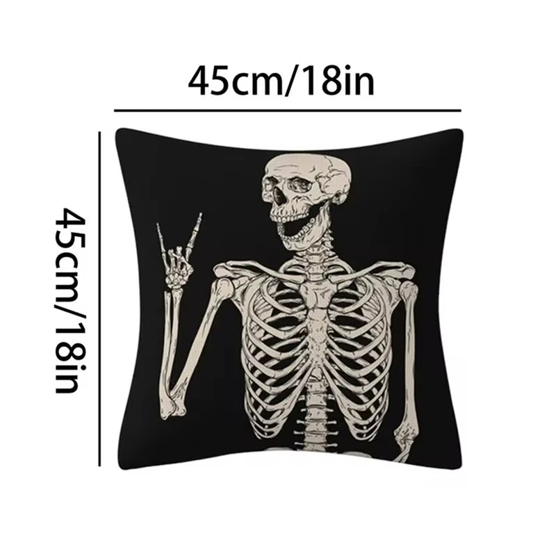 Искусственные Чехлы 18x18 дюймов наволочки 4 предмета подушки на Хэллоуин