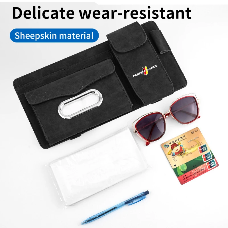 Автомобильный козырек коробка для салфеток многофункциональный чехол хранения