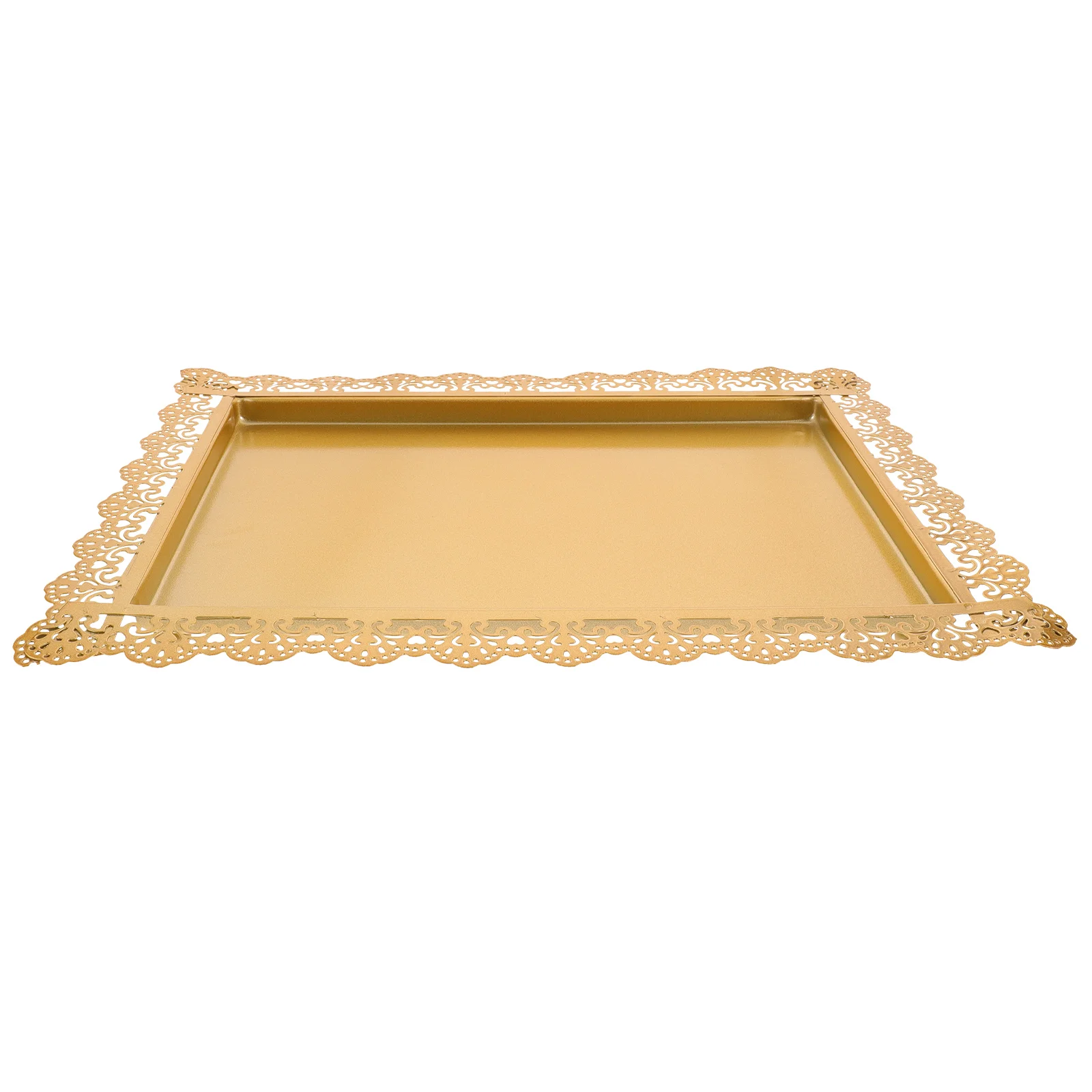 

Wedding Decorations Wedding Fruit Tray Gold Round Tray Dinner Plates Wedding Cake Stands Snack Dish Tray Dessert Iron Cake Pan