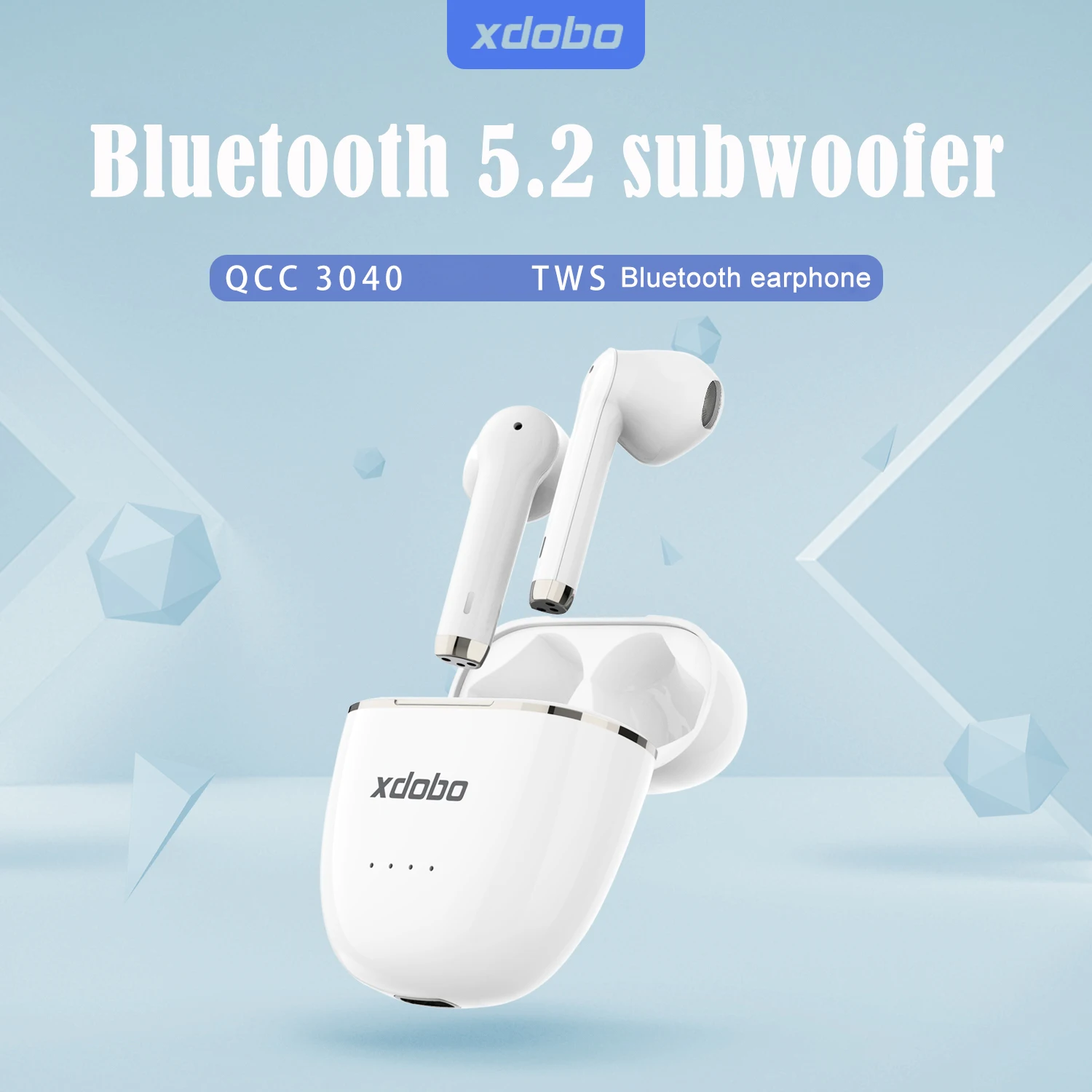 XDOBO Gem2005 TWS Bluetooth 5.2 Earphones Qualcomm 3040 aptX Wireless Earbuds Noise Cancellation 40H Playtime VS TWS200 Onyx Ace enlarge