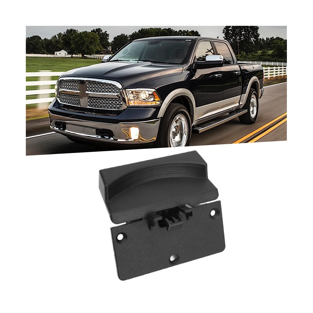 

5RQ83TX7AC Full Console Lower Armrest Lid Latch for Dodge Ram 1500 2500 3500 4500 5500 2013-2017