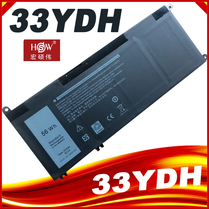 

33YDH PVHT1 99NF2 81PF3 Laptop Battery For Dell Inspiron 15 7577 17 7773 7778 7779 7786 13 3380 14 3490 15 3580 15 3590