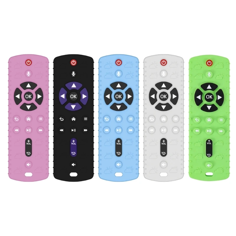 

Прорезыватель с дистанционным управлением снимает дискомфорт при прорезывании зубов у малышей, жевательная игрушка