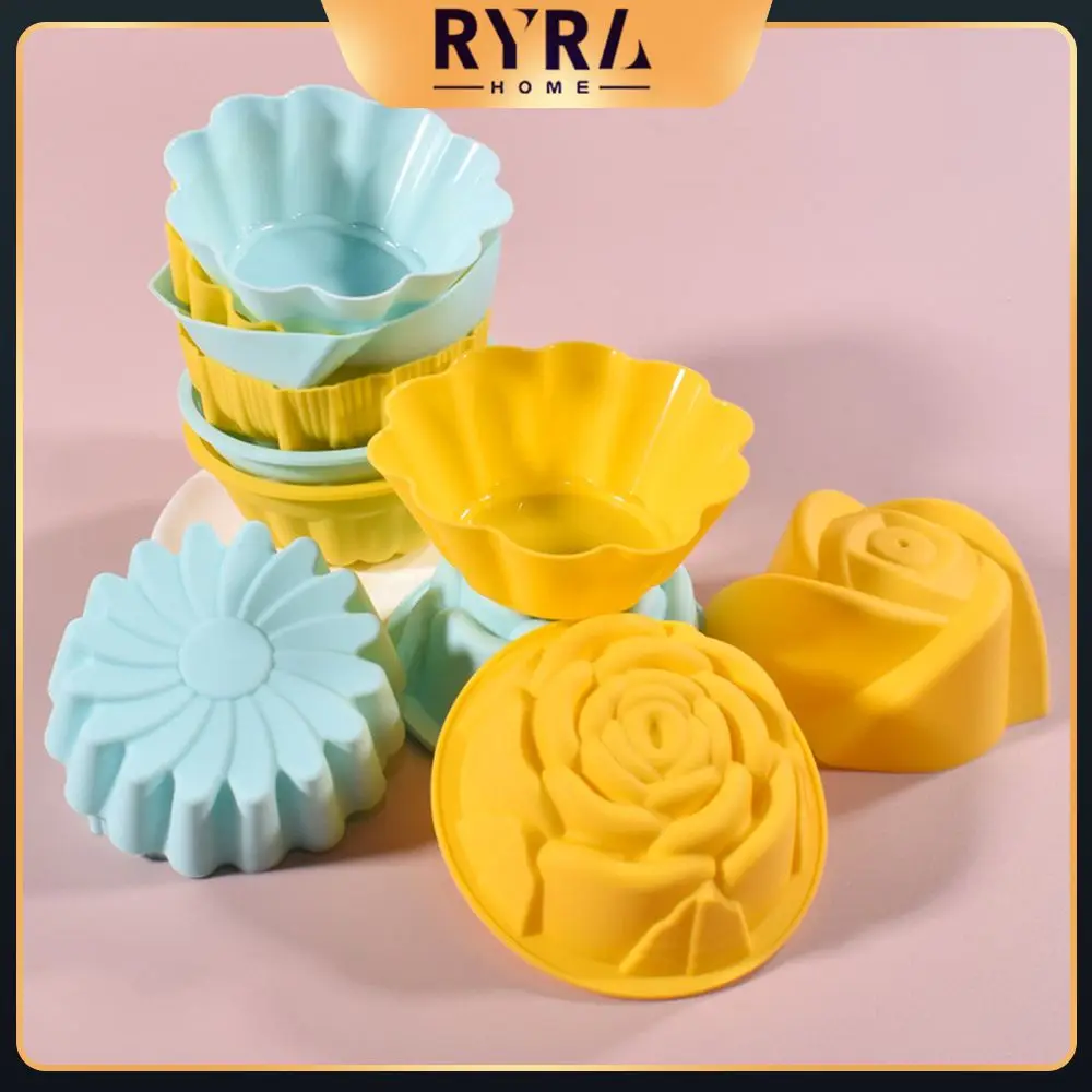 

Silicone Mold Soft And Resilient Easy To Handle Baking Supplies Food Grade Silicone Material Easy To Clean Mafin Cup Reusable