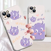 cartoon monster phone case for iphone xr phone 13 x xr xs se 2020 11 12 max pro mini 8 plus 7 7p 6 6s njcp accessories painted