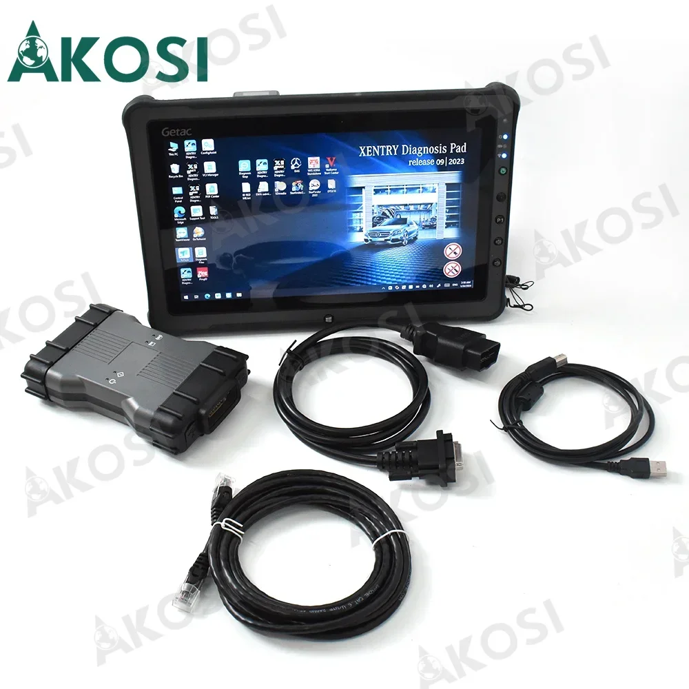 Таблетка Getac F110 + диагностический инструмент полный набор MB SD C6 Xentry DoIP Diagnosis Multiplekser
