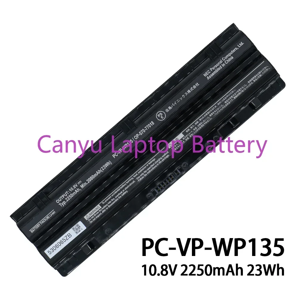 2024 PC-VP-WP135 OP-570-77018 для NEC PC-VP-WP134 OP-570-77019 2Z00119ZA 10 8 В 23 Втч 2250 мАч НОВЫЙ аккумулятор