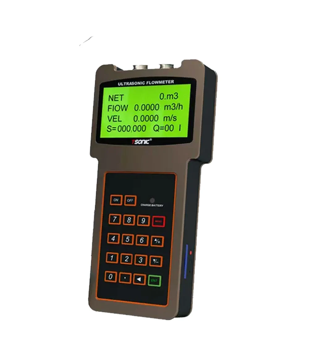 

TUF-2000H DN15-DN6000 Clip-on Sensor Handheld Ultrasonic Flowmeter