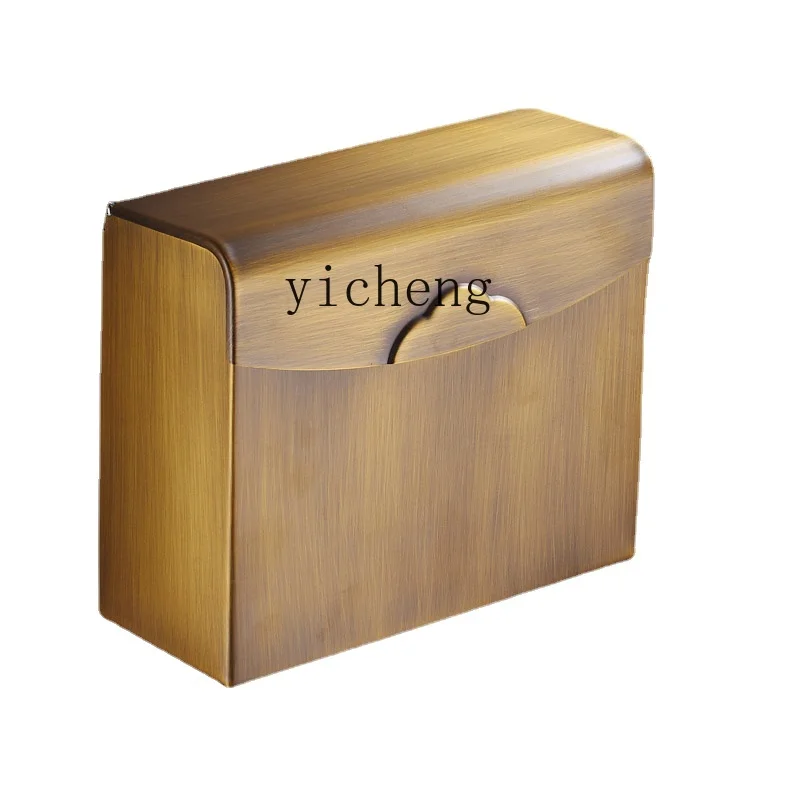 Xl Античная Медная коробка для туалетной бумаги европейская ретро соломенная