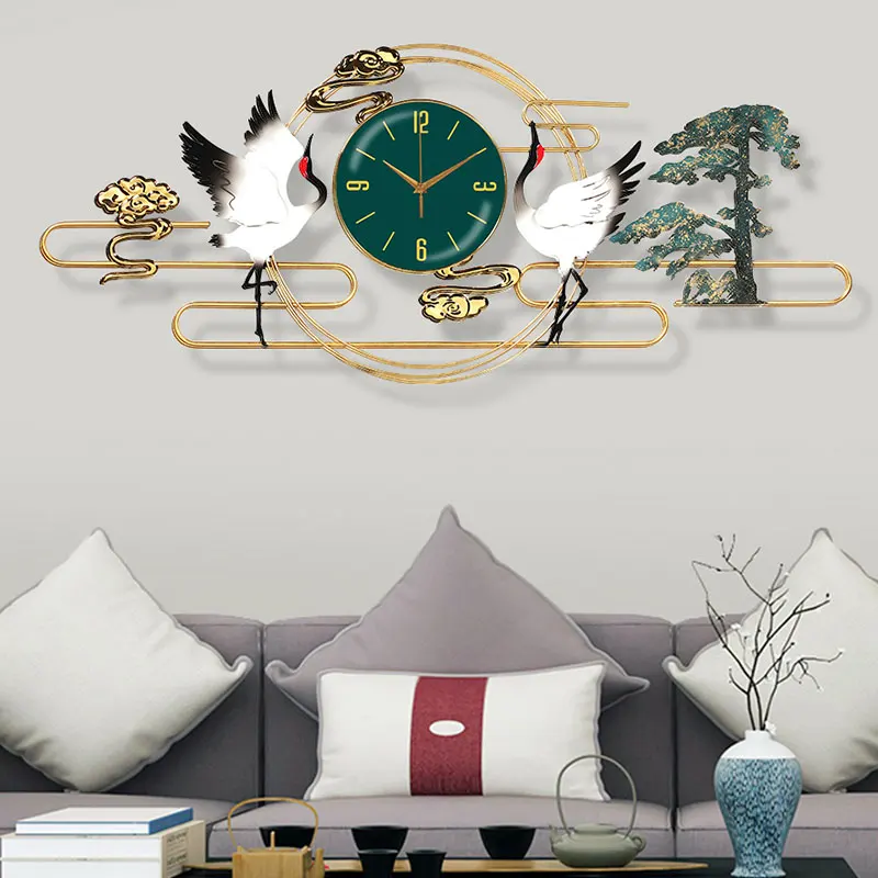 

Silent Quartz Wall Clock Big Size Hanging Nordic Large Wall Clock Art Stylish Decoration Living Room Horloge Murale Home Decor