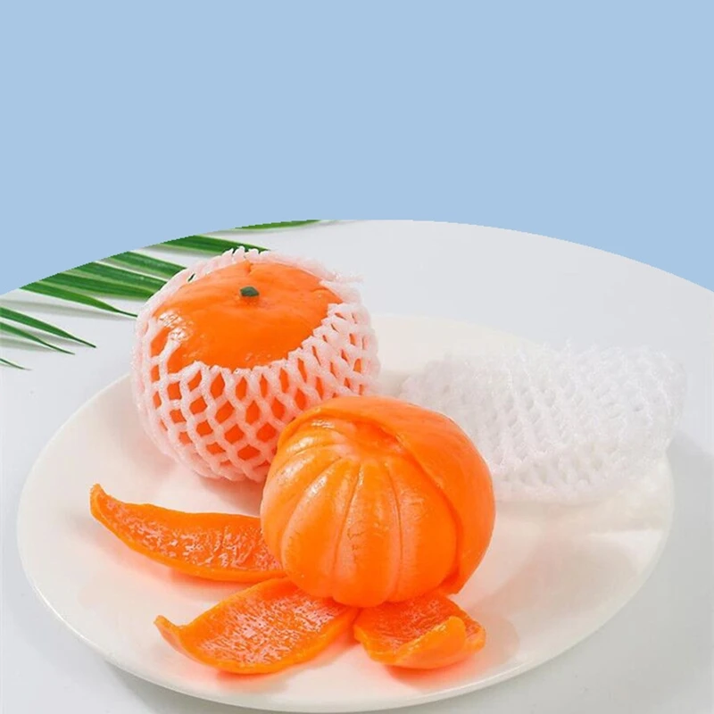 

Happyy baby Orange Squishy Toy Slow Rising Kawaii Squeeze Stress Relief Toys Finger Squeeze Pinch Music Peeling Orange