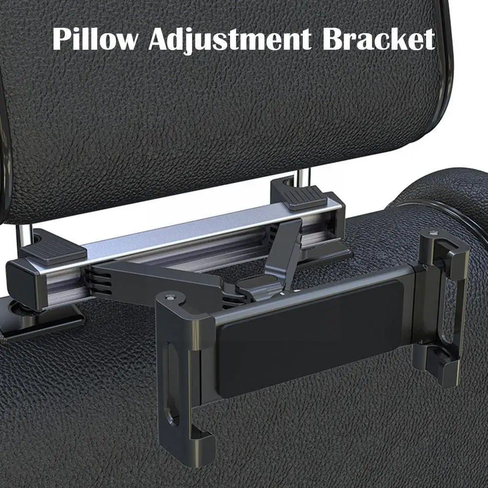 

Car Back Seat Headrest Phone Holder Stretchable Tablet Stand Rear Pillow Adjustment Bracket For 4.7-12.9 Inch Ipad Flat Bra V7Y8
