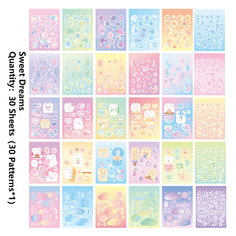 

Фантазийные бумажные наклейки для скрапбукинга