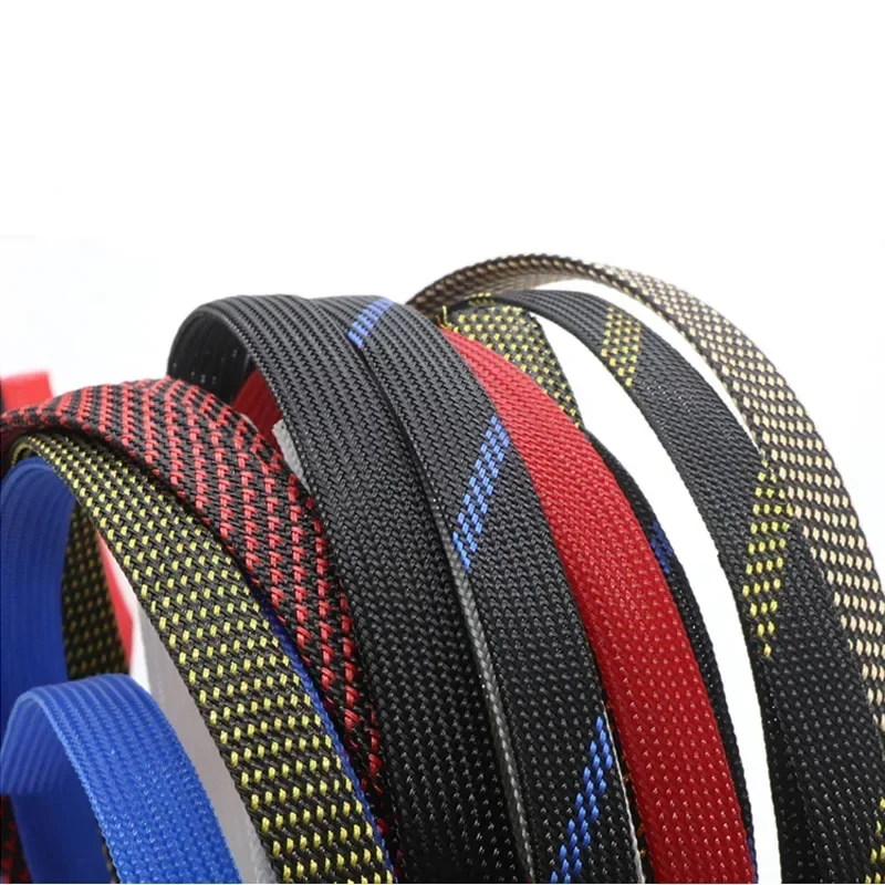 Новый плотный плетеный рукав из ПЭТ тройное плетение зашифрованная