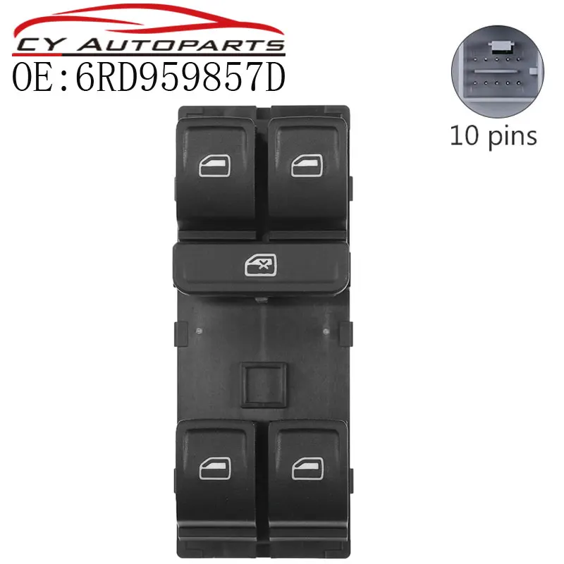

6RD959857D New Electronic Window Control Switch For VW Polo 2011-2013