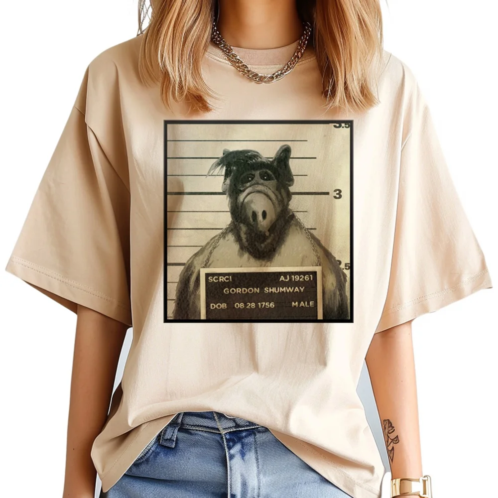 Футболка Alf женская с принтом манга дизайнерский Топ для девушек одежда в стиле