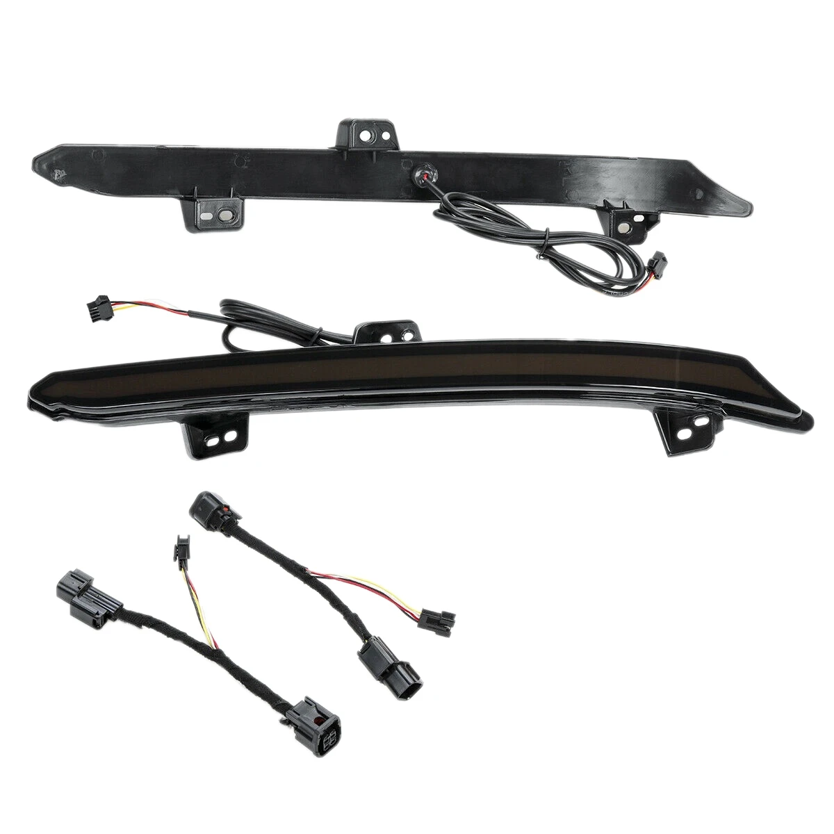 Дымчатый отражатель заднего бампера стоп-сигнал последовательная вспышка