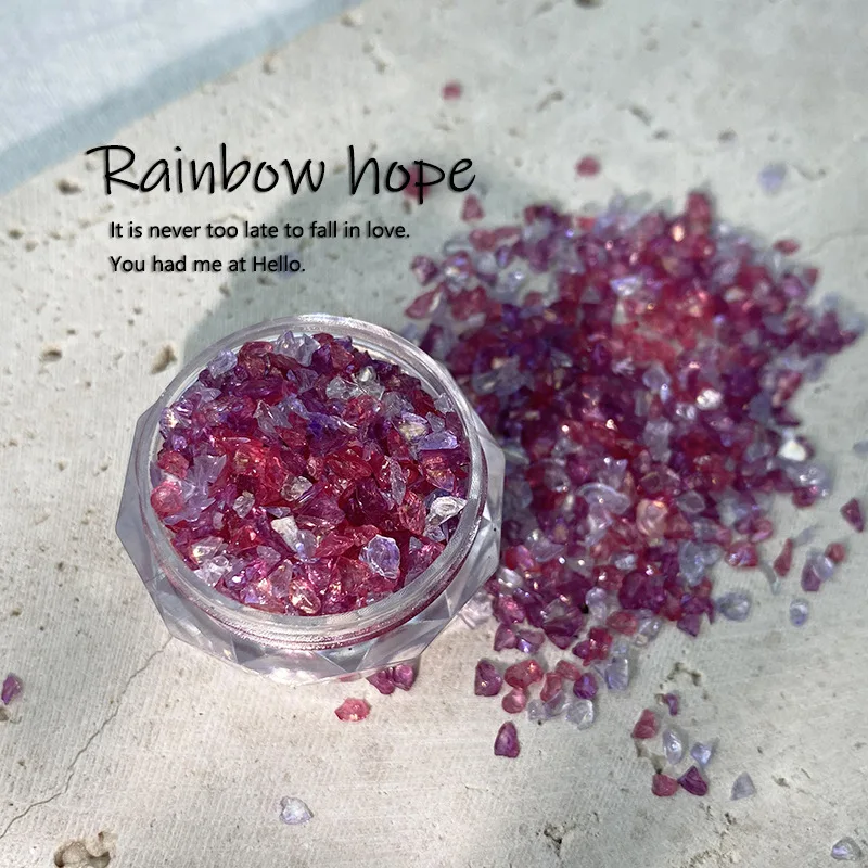 

1Box Polarized Fine Shimmering Stone Nail Decoration Charms Nails Accessories DIY Chrome Stone Crystal Nails Drill