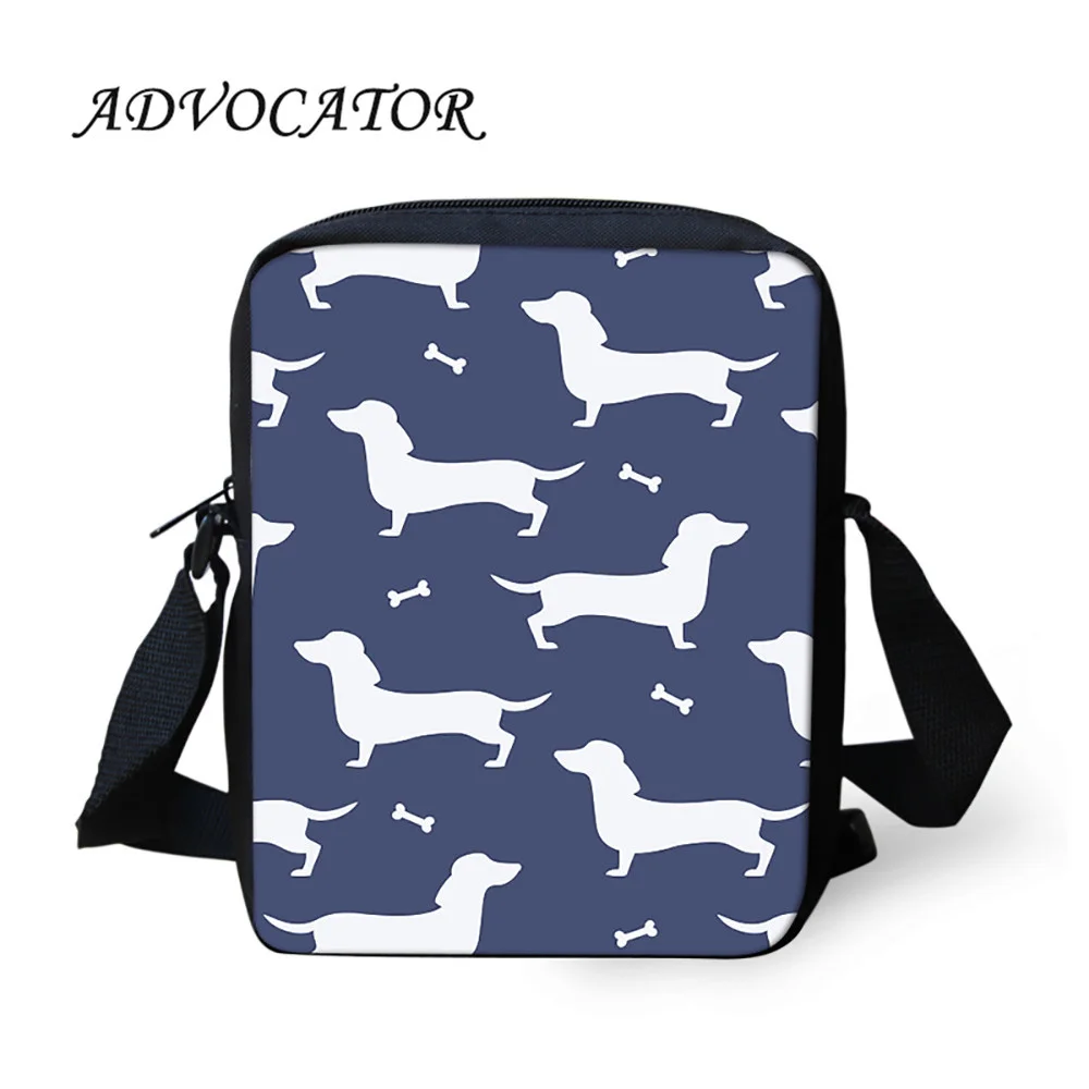 Новые милые сумки для студентов, сумка на плечо с принтом собачек для охоты для женщин, повседневные Мини-сумки-мессенджеры, поясные сумки
