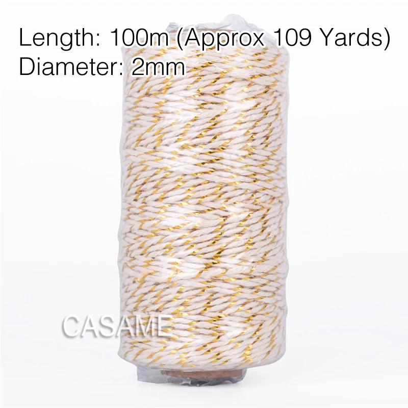 

Шнур макраме Casame, хлопок, 100 м