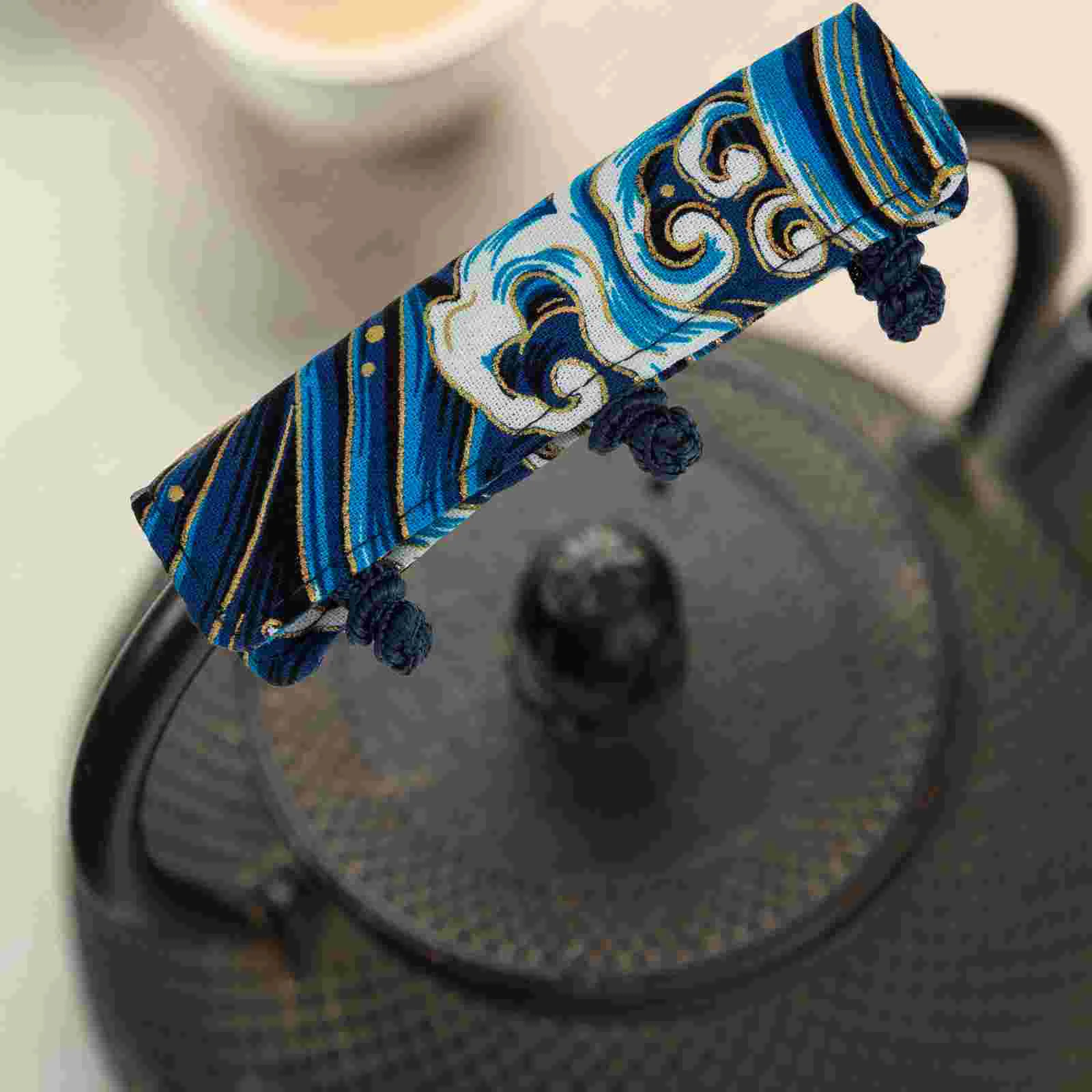 Ручка кастрюли перчатки для чайника держатель крышки кастрюль тканевые рукавицы